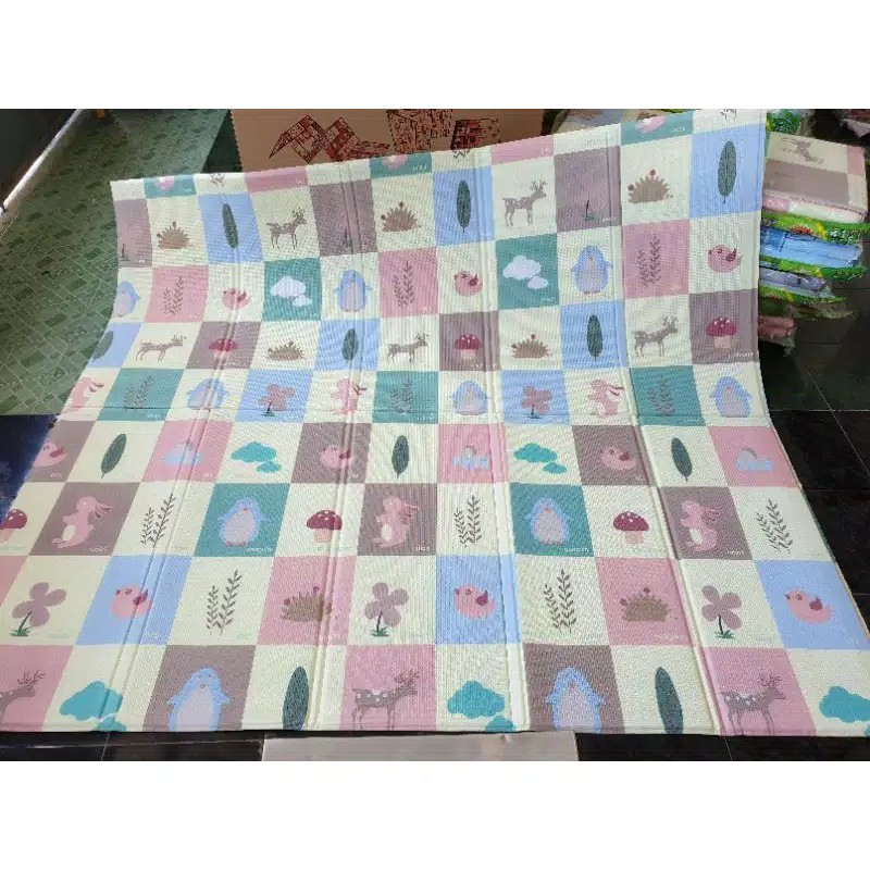 PLAYMAT SHIMANO MATRAS LIPAT ANAK BAYI JUMBO SIZE 200x180CM KARPET LIPAT MATRAS BAYI PLAYMATE KARPET Sugarbaby Foldable Baby Playmat (Nature Series) / Playmat Lipat Anak / Karpet Lipat Bayi / Matras Bayi PLAYMAT KARPET LIPAT MATRAS BAYI PLAYMATE KARPET-Nature
