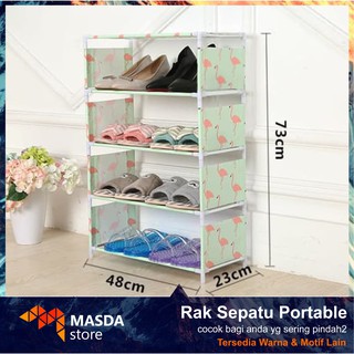 rak lemari  tempat sepatu  sandal buku besi almunium 