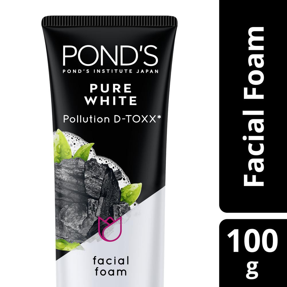 Pond's Pure Bright Pollution D-TOXX Facial Foam