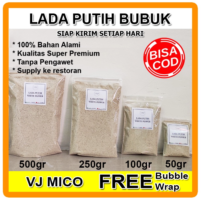 

Bubuk Lada Putih / Merica bubuk / Ground White Pepper