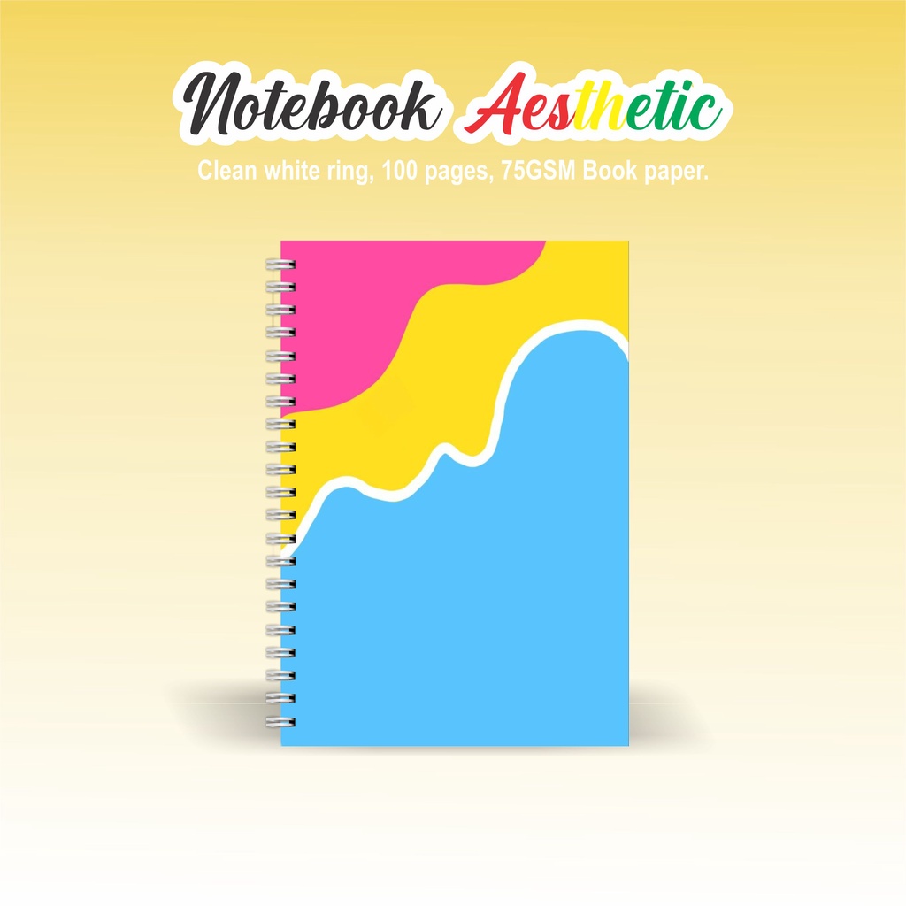 

Notebook Aesthetic BOOKPAPER GRID/KOTAK2#DOTTED/TITIK2#BLANK/POLOS#GARIS/LINE