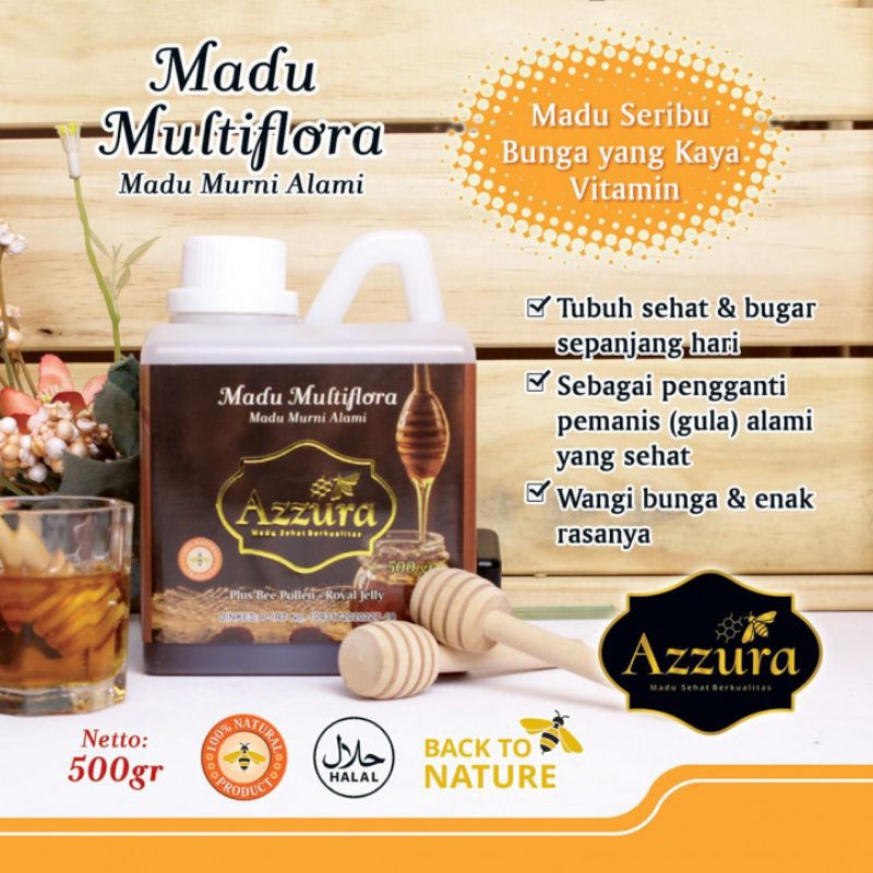 

Madu Murni Multiflora 500gr