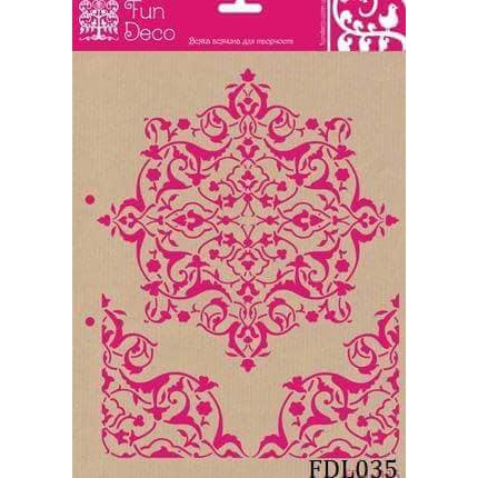 

Fun Deco Stencil ~ FDL035