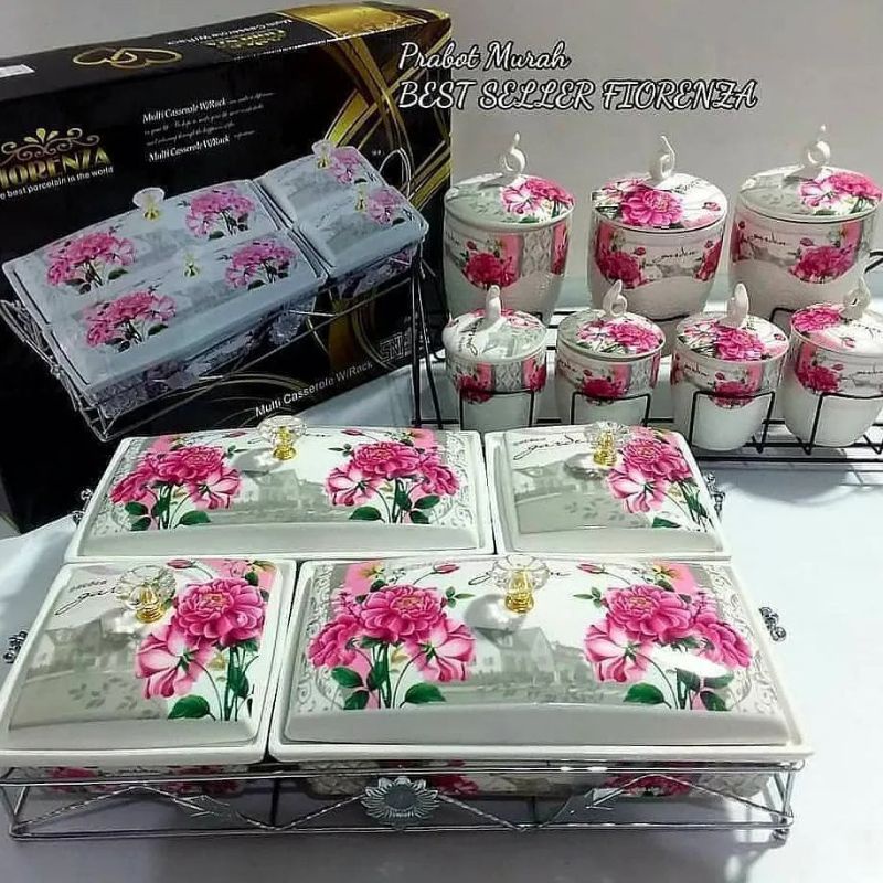Wadah bumbu combo dan wadah saji fiorenza