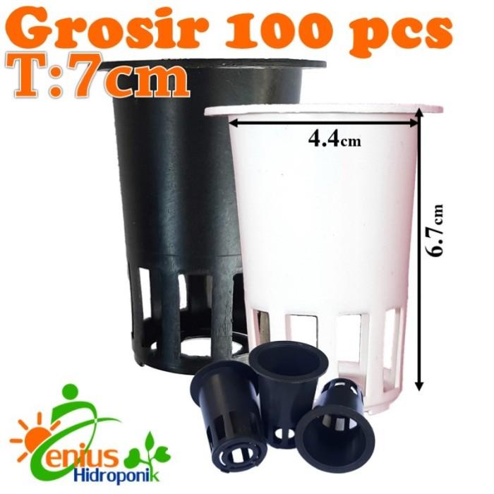 Grosir 100pcs Netpot 7cm / Net Pot Tebal Bagus / Netpot Hidroponik