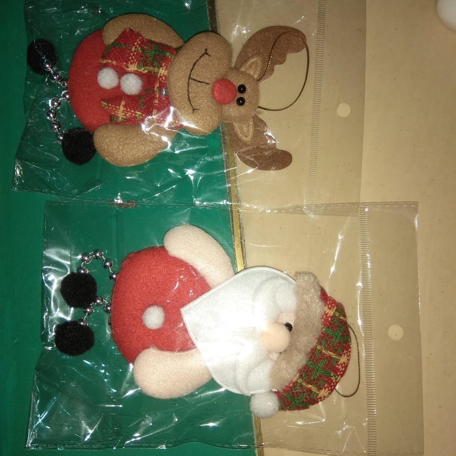 HIASAN NATAL  BONEKA GANTUNG DEKORASI CHRISTMAS