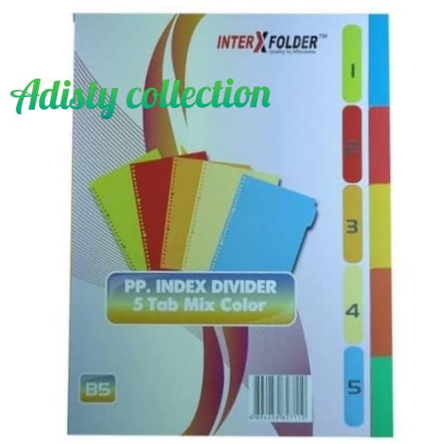 

Divider Inter X B5 Polos 5 Tab