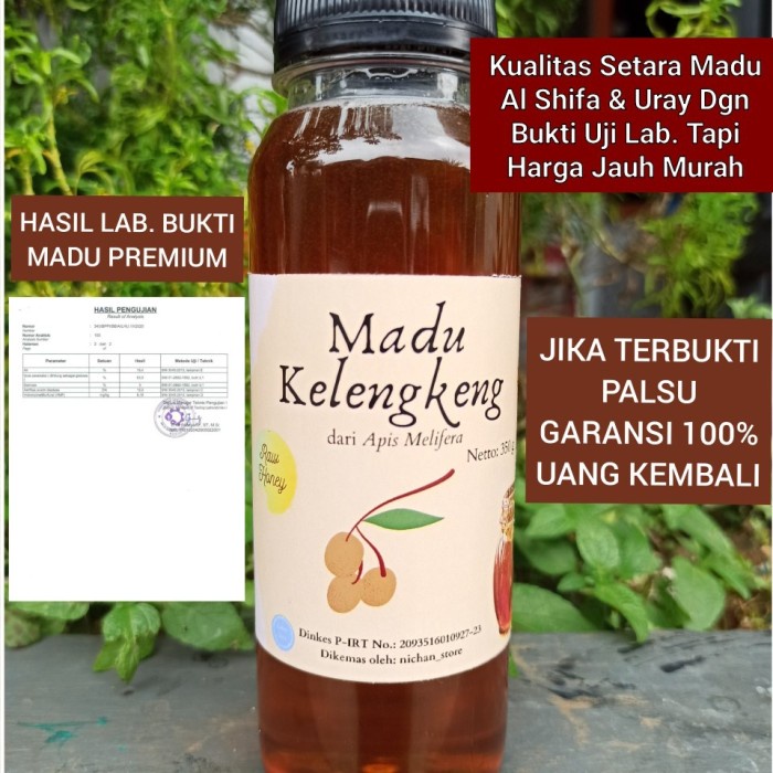 

madu- madu / madu asli / madu murni kelengkeng premium 350 gram -madu.