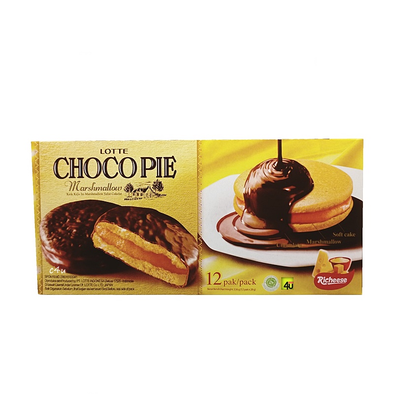 LOTTE CHOCO PIE MARSHMALLOW BOX - 168 gr