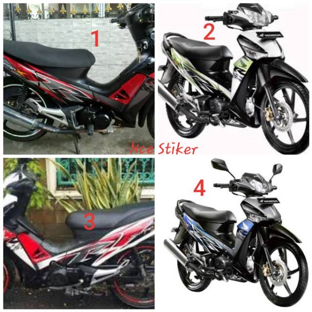 STIKER STRIPING HONDA SUPRA X 2010