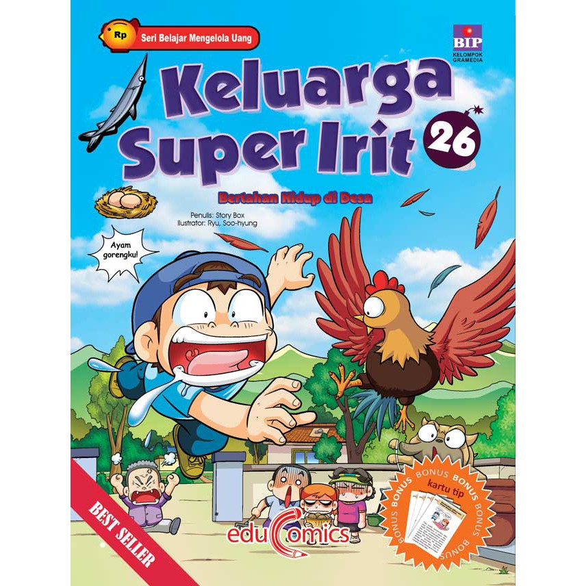 Buku Educomics : Seri Keluarga Super Irit