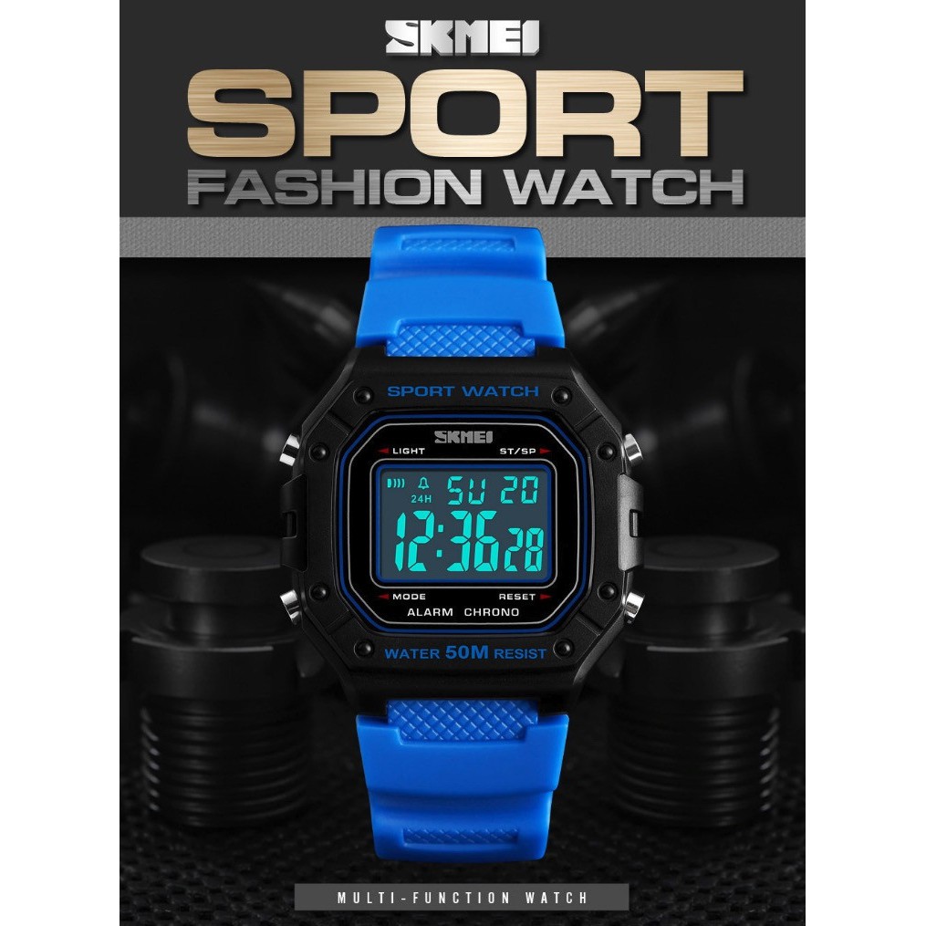 TERMURAH ORIGINAL SKMEI Jam Tangan  TNI TENTARA Digital Pria - 1496