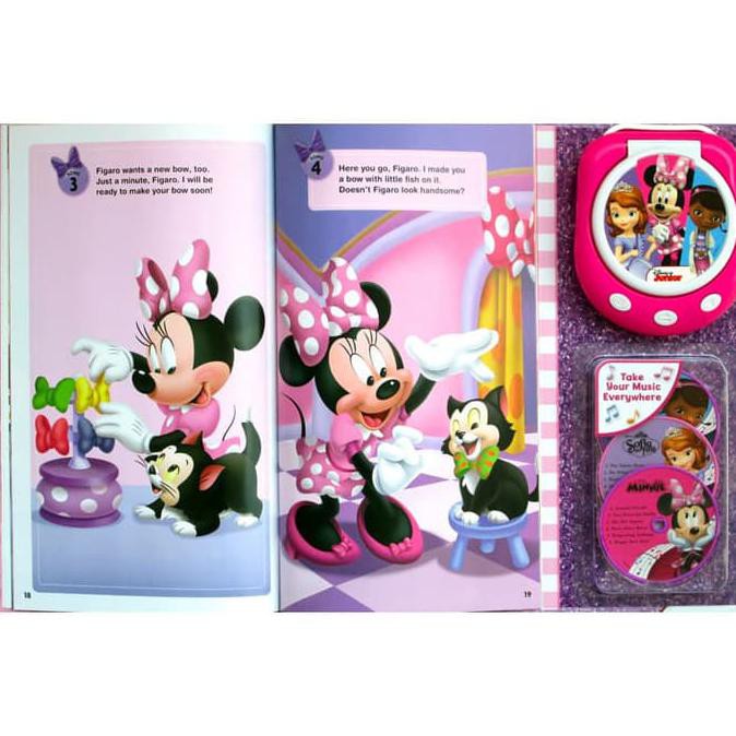 Disney Junior Cd Music Player Storybook With 16 Tunes