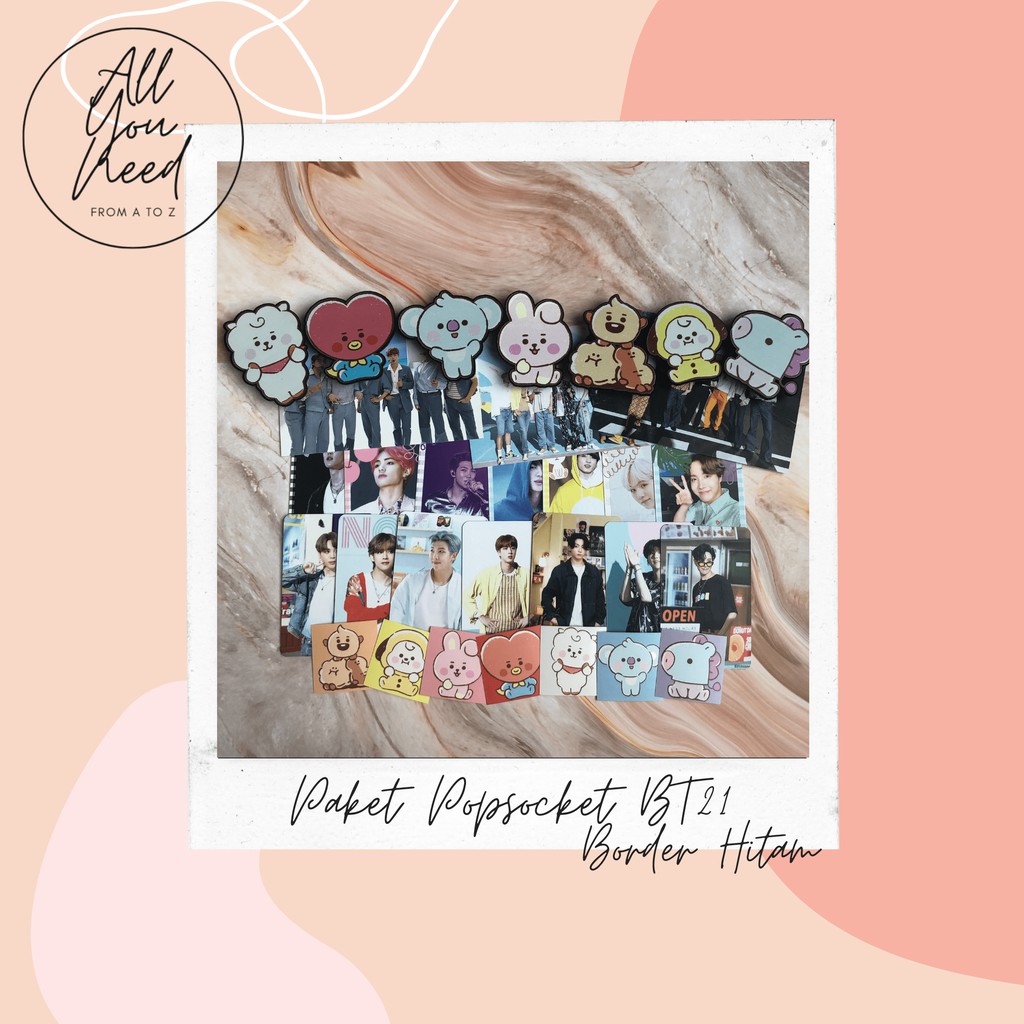 Jual Paket Popsocket / Griptalk BT21 (Bahan Akrilik) Indonesia|Shopee ...