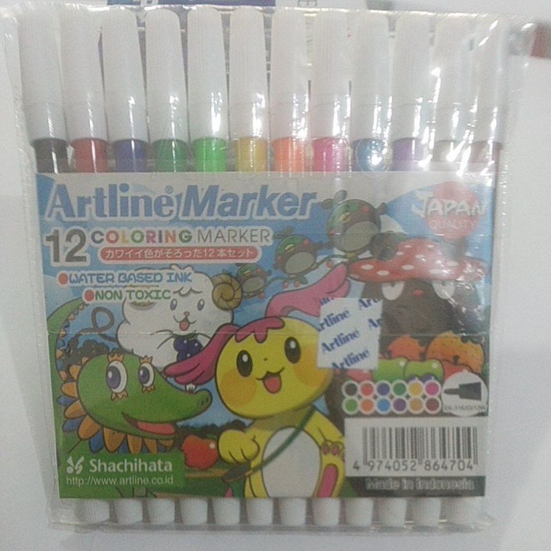 

SPIDOL ARTLINE MARKER 12 WARNA