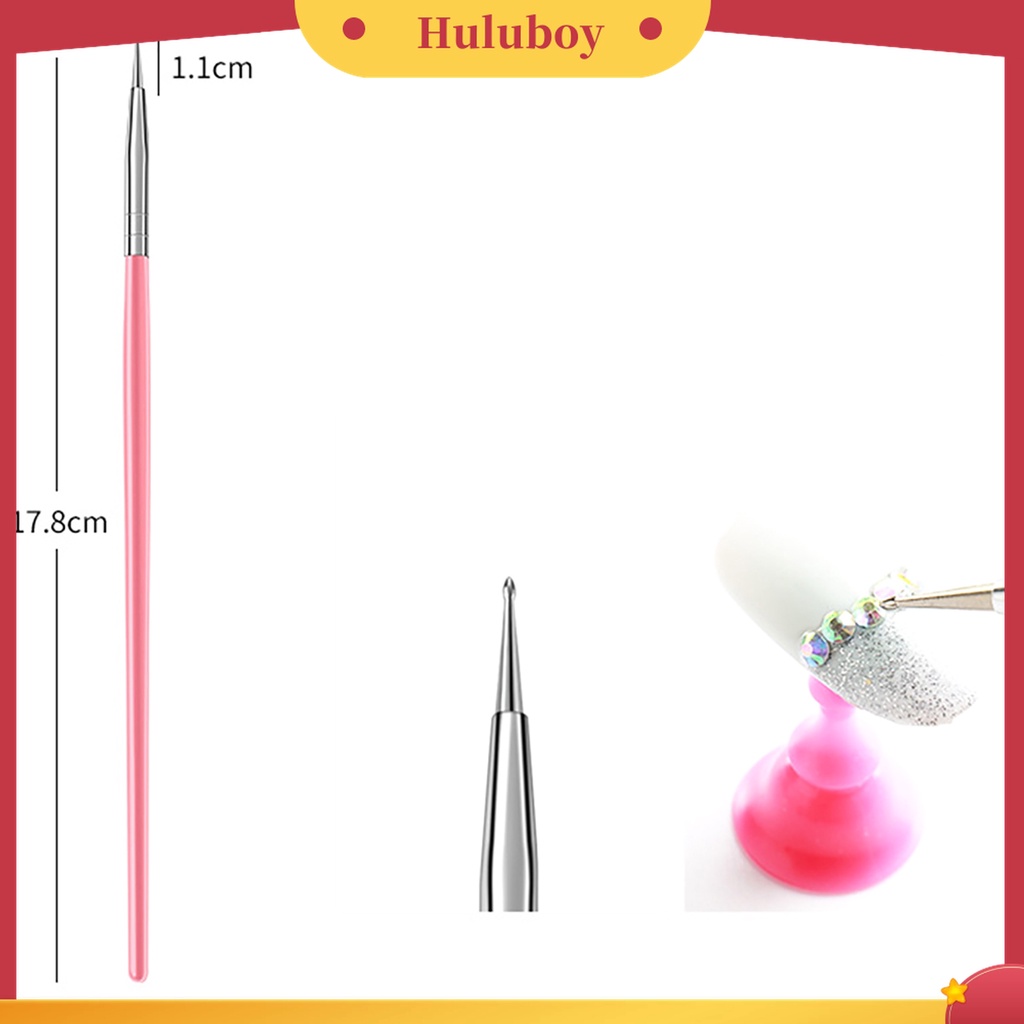 Huluboy Huluboy♡ 15pcs / Set Pen Perawatan Kuku Bahan Plastik Ramah Kulit Untuk Manicure