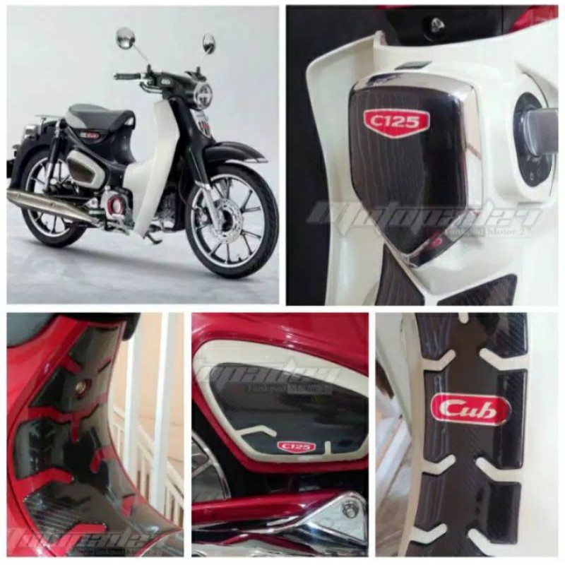 Stiker Sticker Resin Timbul Fullset Honda Super Cub C125