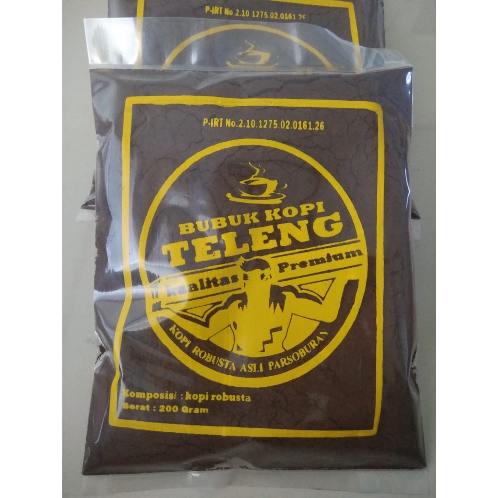 

KOPI TELENG ROBUSTA MURNI 200G ASLI PARSOBURAN