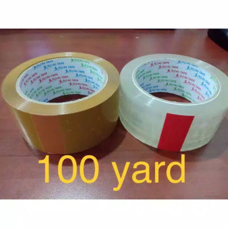 

1 ROLL LAKBAN GOAL TAPE 2 INCH 48 MM X 100 YARD TEBAL LEM 23 MICRON