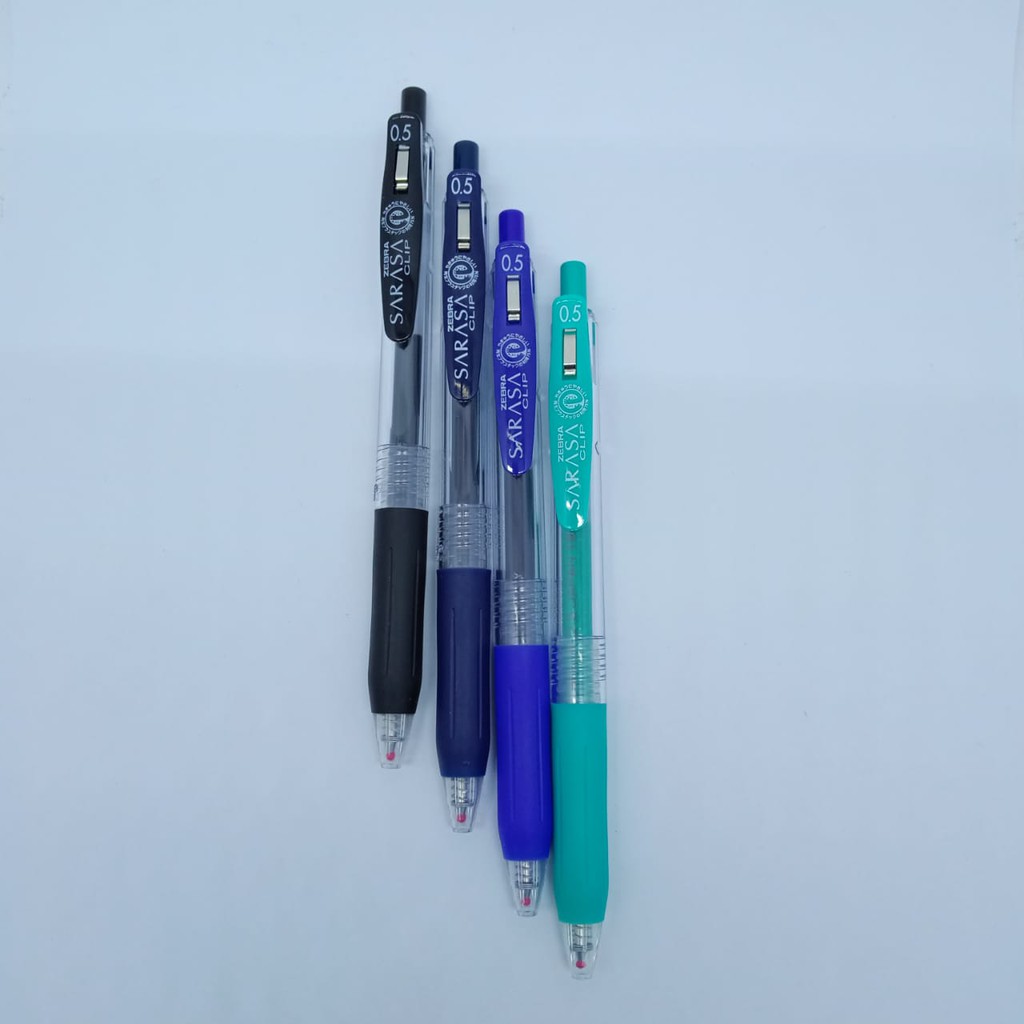 

PROMO!!! PULPEN/BOLPEN/BALPEN/BALLPOINT SARASA CLIP 0.5 ZEBRA REG BLACK/BLUE/BLUE BLACK/BLUE GREEN