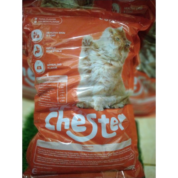 MAKANAN KUCING CHESTER 1KG TUNA FLAVOUR