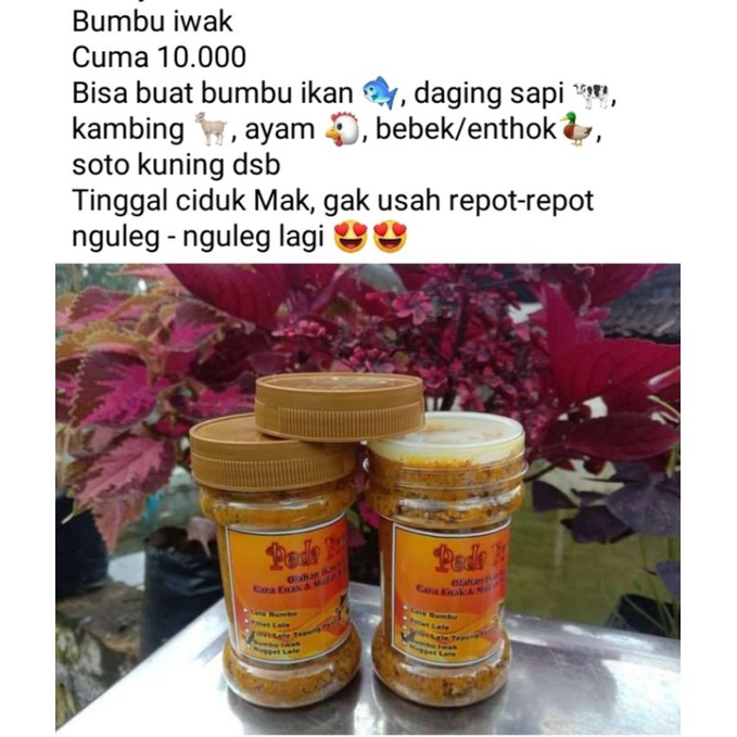 

bumbu iwak siap pakai