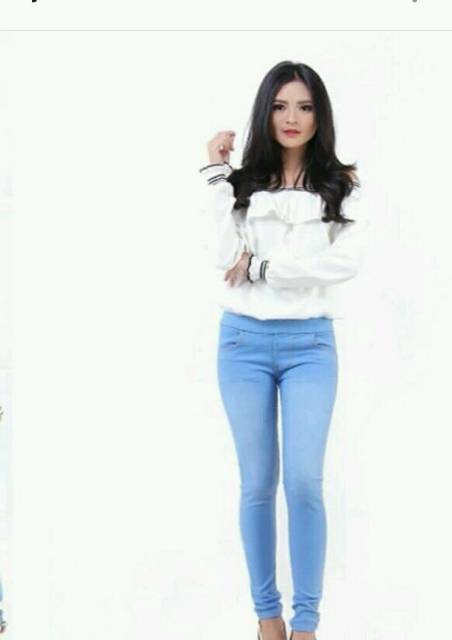 celana Jeans panjang wanita softjeans skinny Wanita 27-34