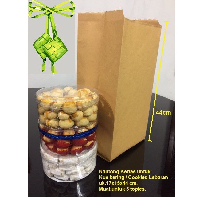 

Kantong Kertas Coklat Kue Kering,Toples Lebaran Cookies
