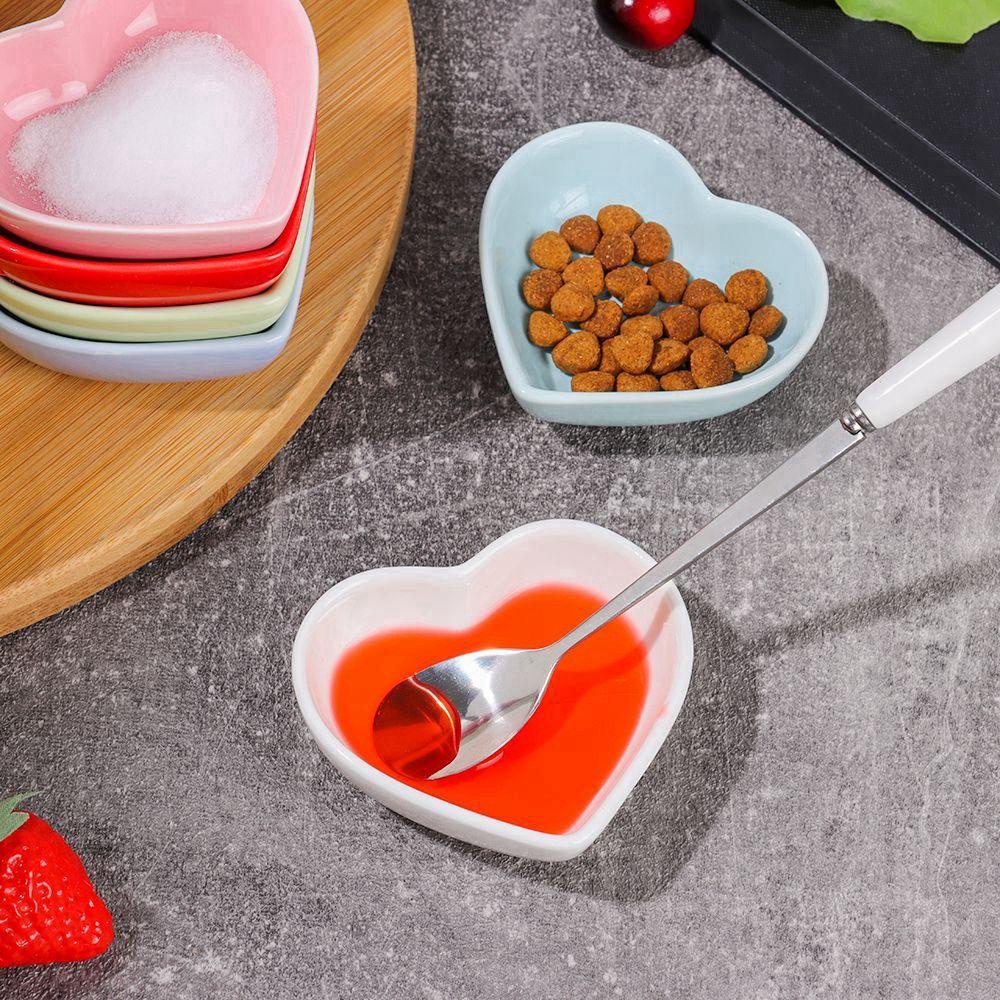 [Elegan] Condiment Plate Cute Mini Tableware Piring Saji Alat Makan Saus Kecap Dish