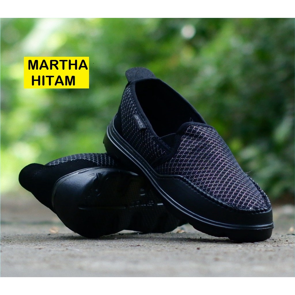 SEPATU WANITA ANDO MARTHA FINEENA ORIGINAL SLIP ON MODEL TERBARU RINGAN KUAT ELEGANT