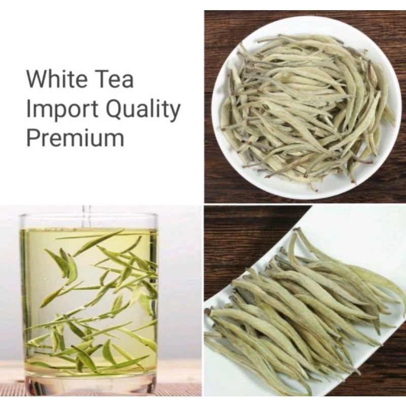 

White Tea Silver Needle 500gr Teh Putih Loose Leaf