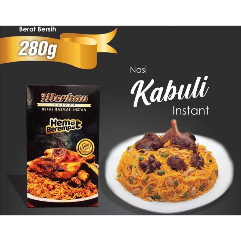 

Nasi Kebuli / Kabuli Basmati Instan Merhan 280gr Nasi Arab