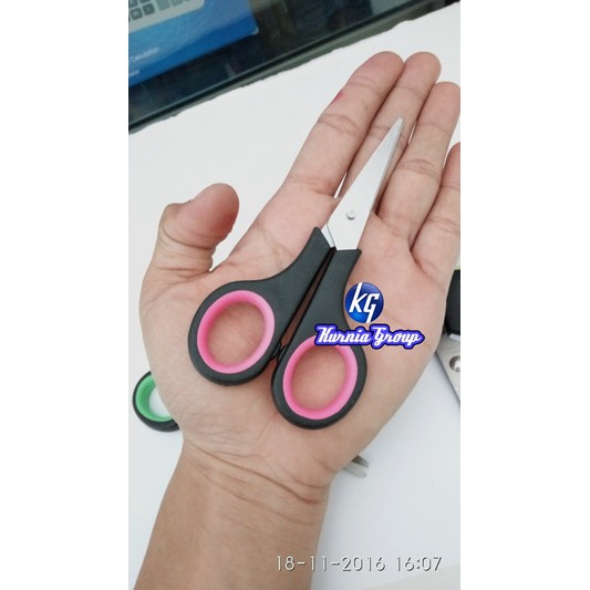 Gunting Kertas 12cm Ukuran Kecil Stainless Steel / Scissors / Tajam