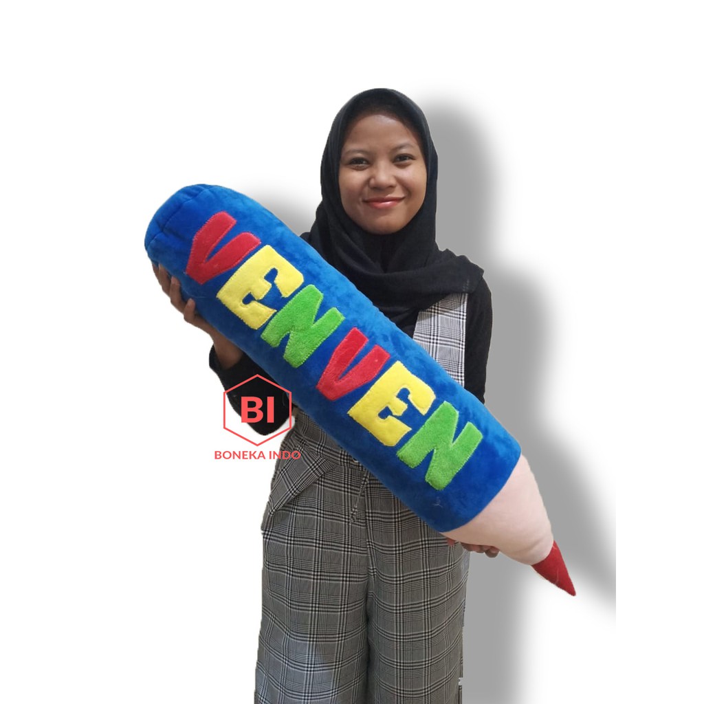 BANTAL/GULING PENSIL UKIR NAMA