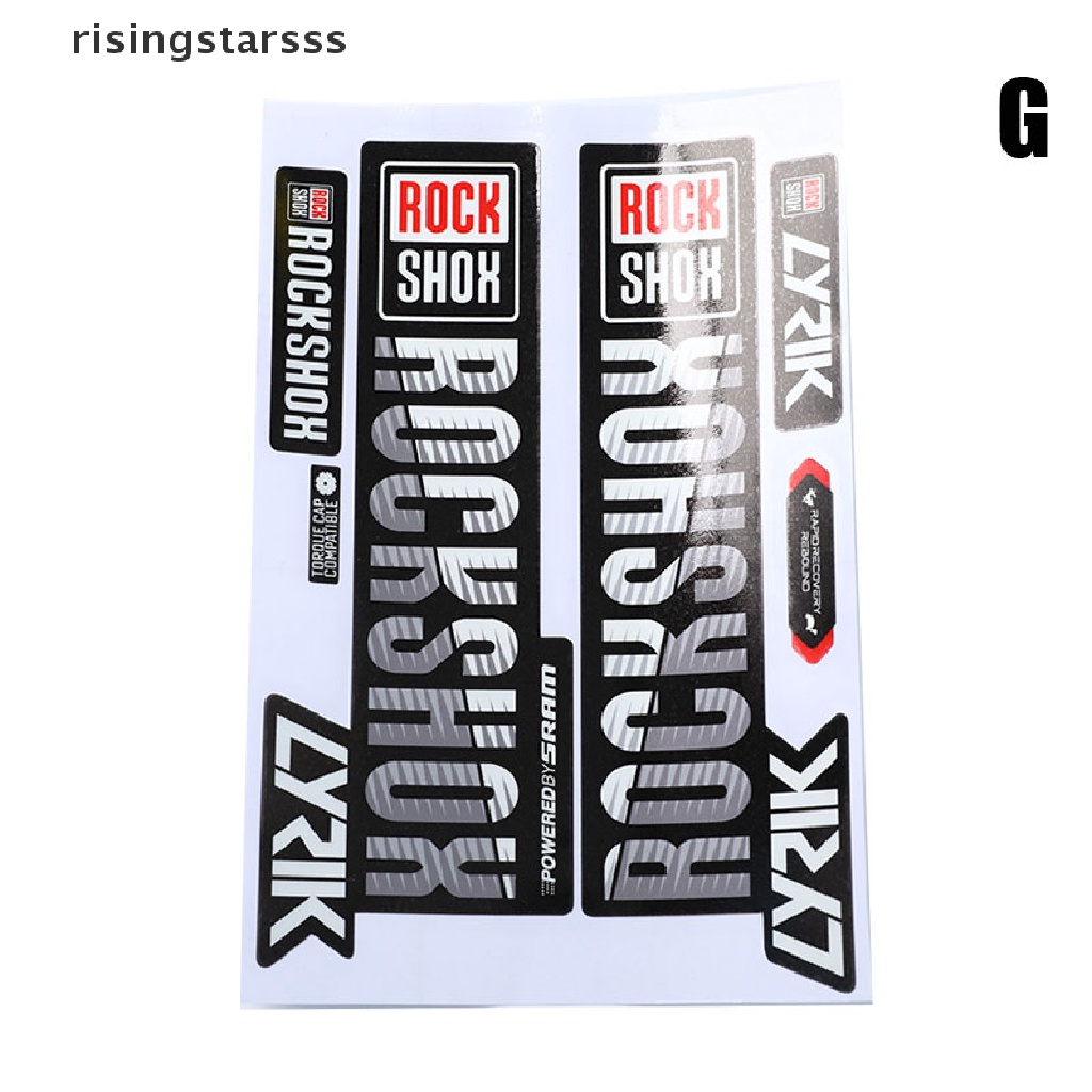 Rsid Span-new Stiker Garpu Depan Sepeda Gunung Front Shock Absorber Change Sticker Waterproof