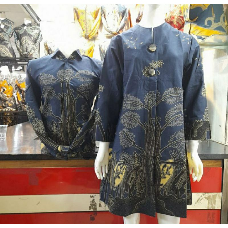 COUPLE TUNIK BATIK BAHAN KATUN THAMRIN CITY