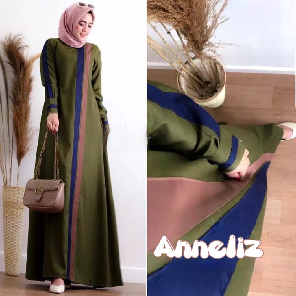 BUY 1 GET 1FREE | (S M L XL XXL XXXL 5L) DRESS MURAH ANNELIZ MAXI | PAKAIAN WANITA CANTIK