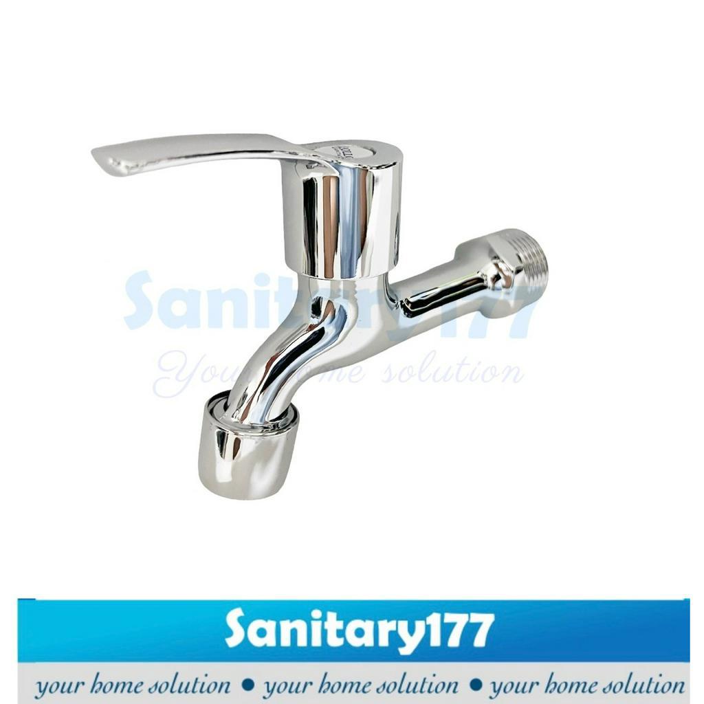 Kran Taman Minimalis 3/4 inch -  Keran Air Tembok 3/4in Kamar Mandi murah kran utk selang mesin cuci faucet wall garden