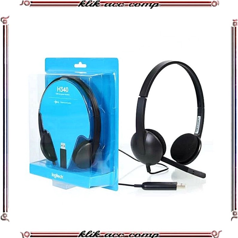 Logitech Headset H340 Original USB Adaptor (H-340) Garansi Resmi