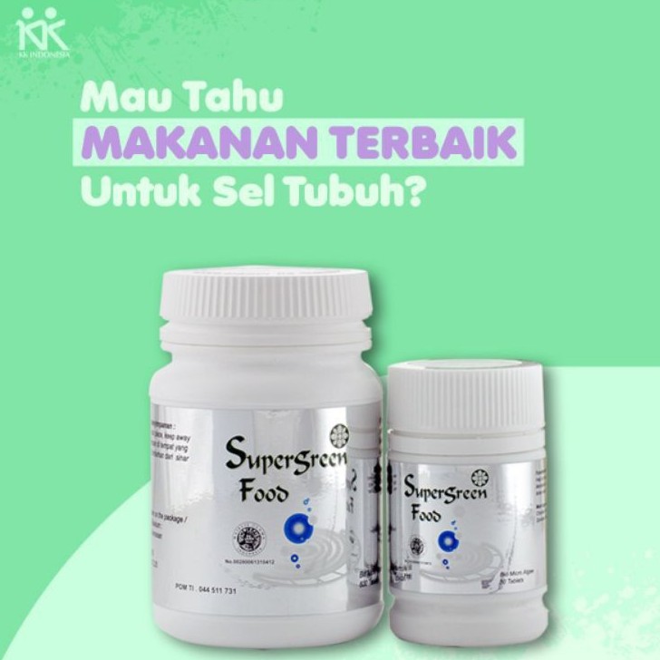 3 Botol Isi @50tab SGF / Super Green Food Suplemen Herbal