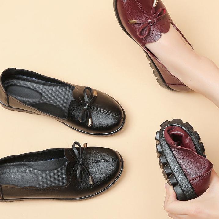 (STOK TERBATAS) 5001 Sepatu flat wanita, sepatu formal, penting untuk pekerja kantoran, sepatu ibu