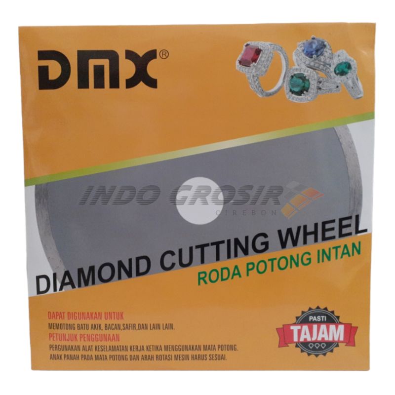 DMX Pisau Potong 10&quot; Batu Akik Diamond Cutting Wheel 10 inch 250mm Stone Tipis 1mm