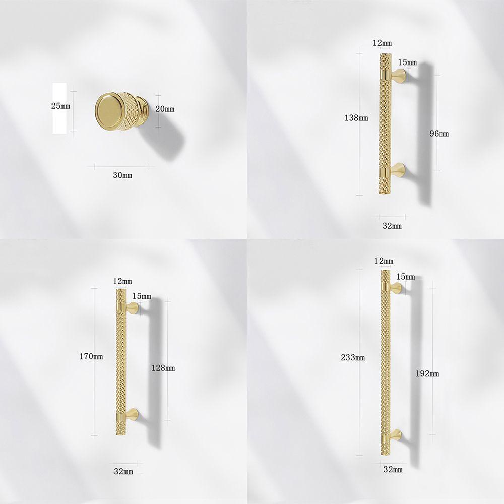 Wonder Cabinet Knobs Gold Tarikan Lemari Furniture Gagang Kamar Tidur