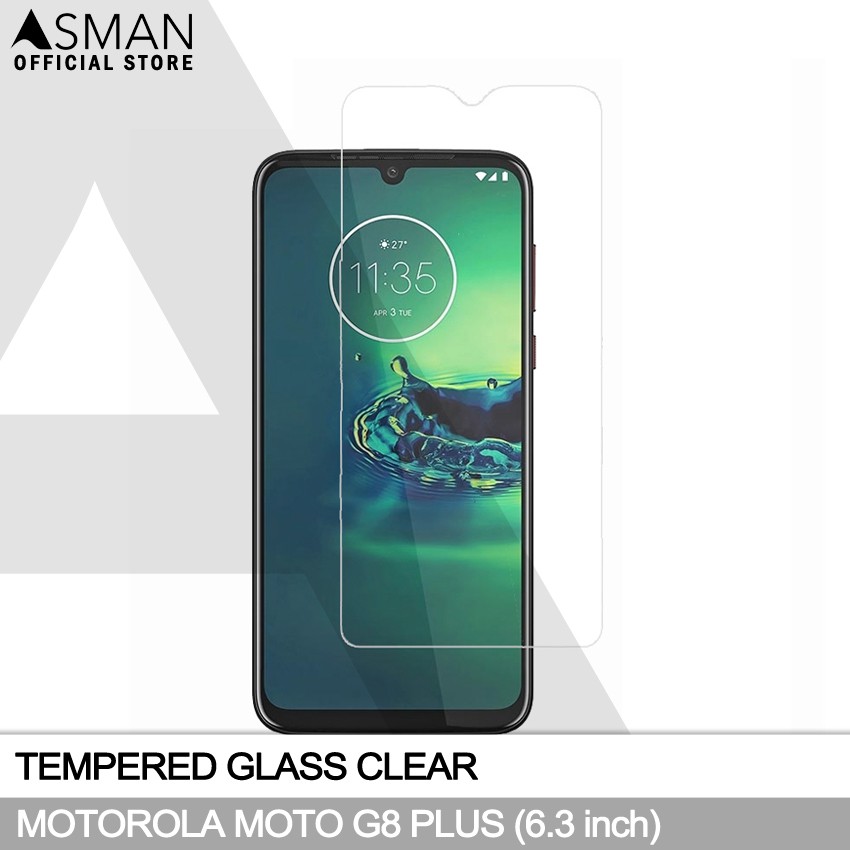 Tempered Glass Motorola Moto G8 Plus (6.3&quot;) | Anti Gores Pelindung Layar Kaca - Bening