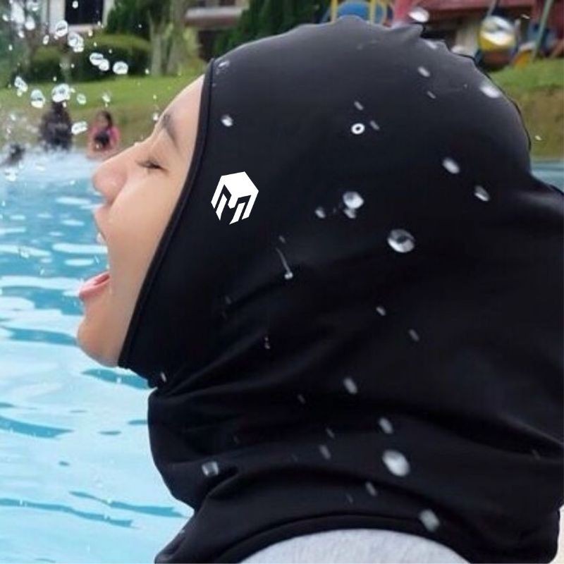 Hijab Sport Olahraga Gym Lari Renang Kerudung Instant