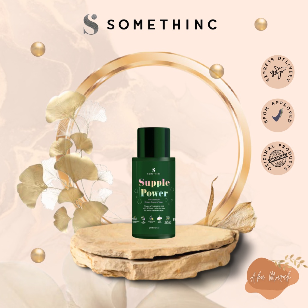 ✨ AKU MURAH ✨SOMETHINC SUPPLE POWER Hyaluronic9+ Onsen Essence Toner