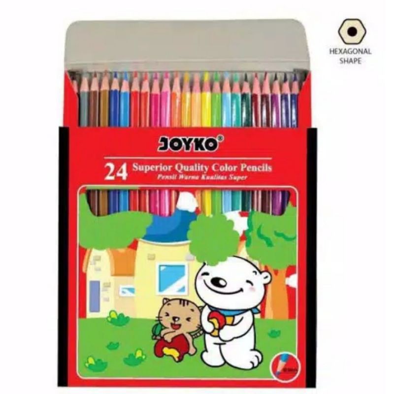 

Pensil Warna Joyko Panjang 24 Warna CP-24PB