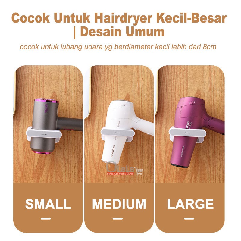 RAK GANTUNG PRAKTIS HAIRDRYER / PENGERING RAMBUT OLL-0317