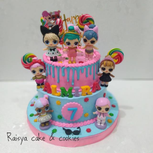 Kue ulang tahun lol 2 susun