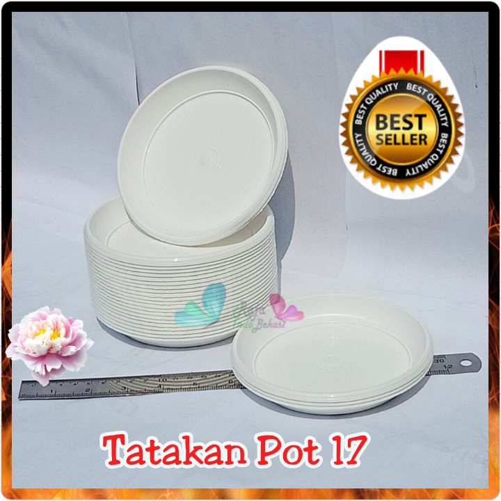 Tatakan Alas Pot Tawon 17 Putih Gbl/Eco/Tray Untuk Pot Tawon 18 Tinggi Pirus Virus 18 181 211 21